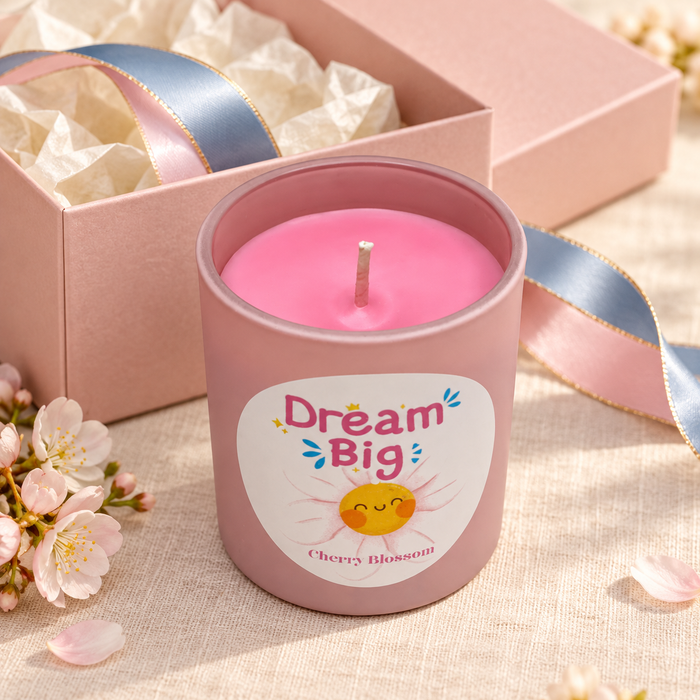 Dream Big Cherry Blossom Natural Soy Candle — 7 oz