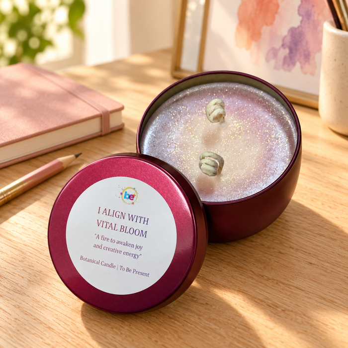 Vital Bloom Joy & Creativity Natural Soy Candle — 7 oz