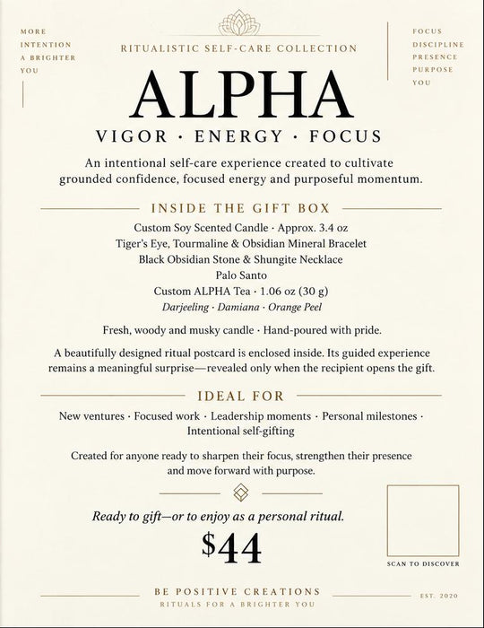 Meaningful Gift for Men | ALPHA™ Focus Ritual Gift Box