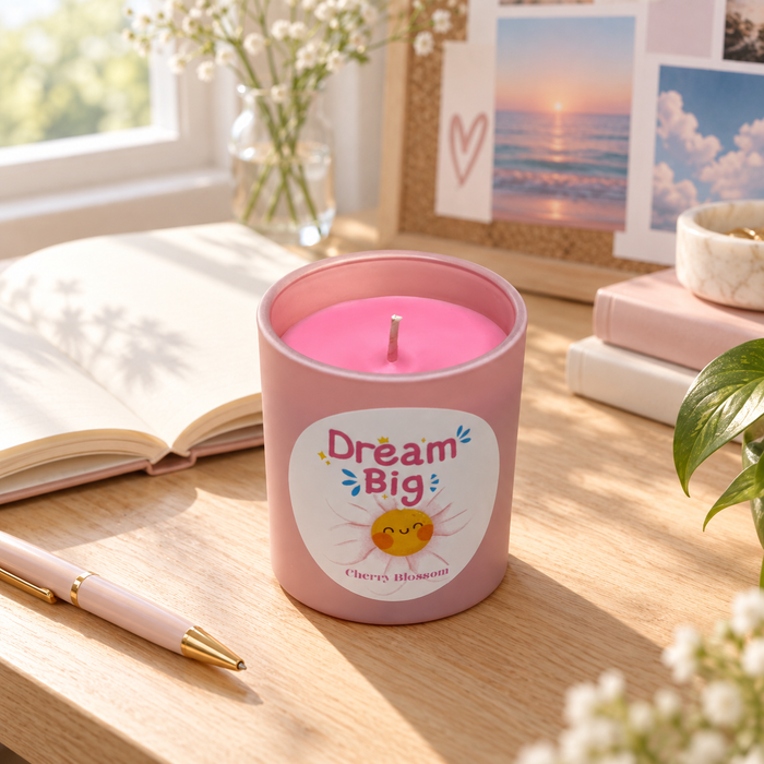 Dream Big Cherry Blossom Natural Soy Candle — 7 oz