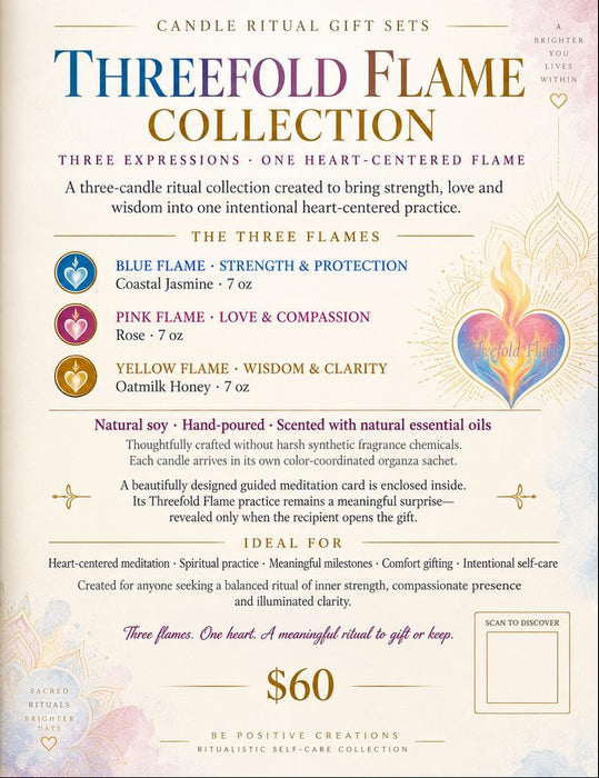 Spiritual Candle Gift Set | Threefold Flame™ Ritual Candles