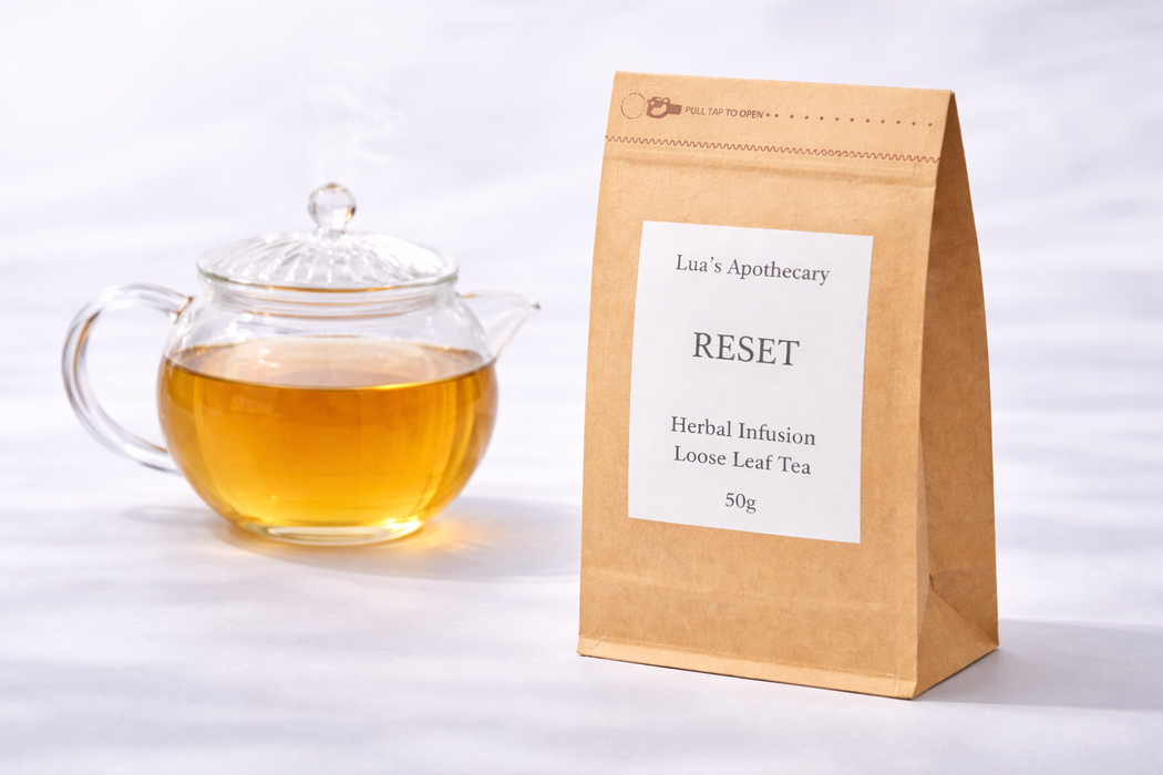 RESET Herbal Infusion | Deep Rest & Nighttime Calm | Lua’s Apothecary