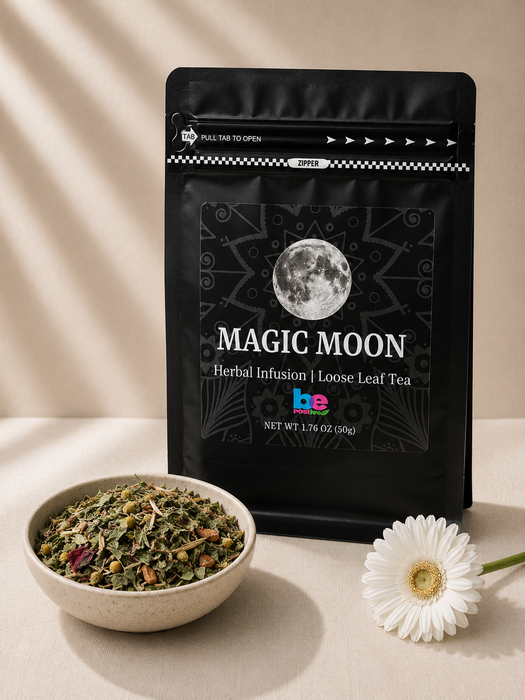 MAGIC MOON Herbal Infusion | Cyclical Support & Grounding | Be Positive Creations
